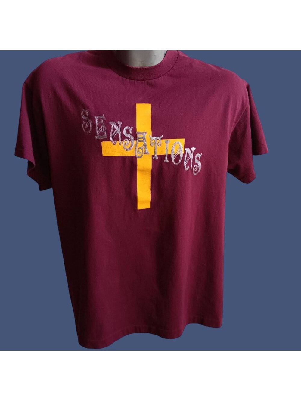 Hef-T Christian Team XL Vintage T-shirt Single Stitch 1980's Men's Tee Usa